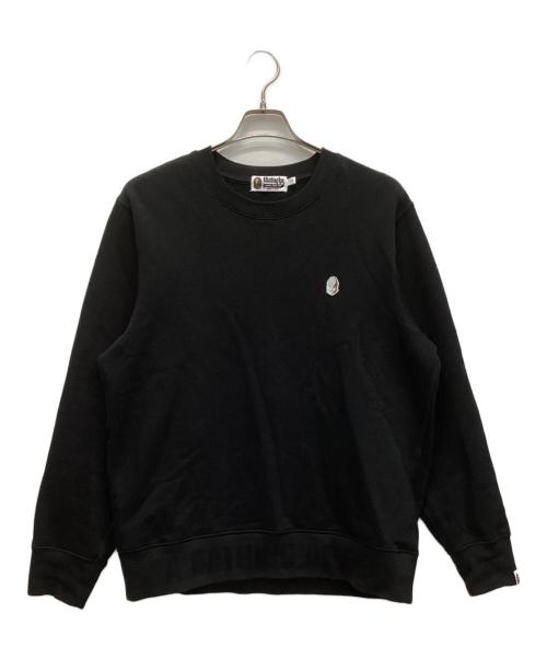 A BATHING APE（アベイシングエイプ）A BATHING APE (アベイシングエイプ) スウェット ブラック サイズ:Lの古着・服飾アイテム