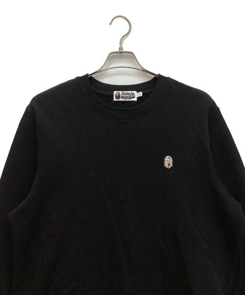 A BATHING APE（アベイシングエイプ）A BATHING APE (アベイシングエイプ) スウェット ブラック サイズ:Lの古着・服飾アイテム