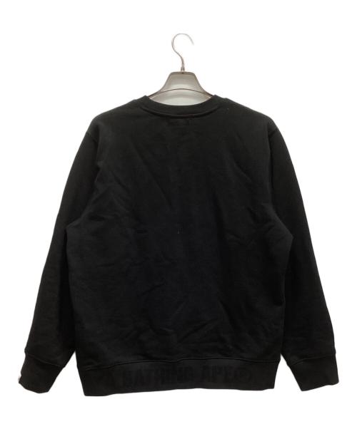 A BATHING APE（アベイシングエイプ）A BATHING APE (アベイシングエイプ) スウェット ブラック サイズ:Lの古着・服飾アイテム