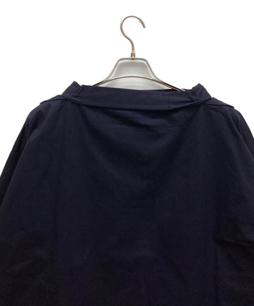 NEWLYN FISHERMANS SMOCKS（ニューリンフィッシャーマンズスモック）NEWLYN FISHERMANS SMOCKS (ニューリンフィッシャーマンズスモック) ラウンドネックスモックカットソー ネイビー サイズ:Mの古着・服飾アイテム