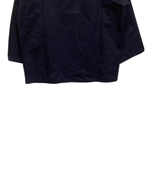 NEWLYN FISHERMANS SMOCKS（ニューリンフィッシャーマンズスモック）NEWLYN FISHERMANS SMOCKS (ニューリンフィッシャーマンズスモック) ラウンドネックスモックカットソー ネイビー サイズ:Mの古着・服飾アイテム