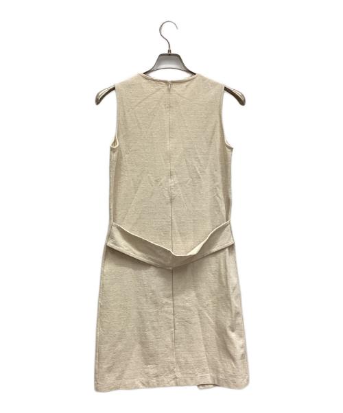 UNITED TOKYO（ユナイテッドトーキョー）UNITED TOKYO (ユナイテッドトーキョー) ノースリーブワンピース ベージュ サイズ:1の古着・服飾アイテム