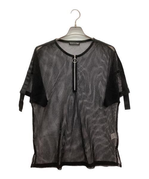 REFLEM（レフレム）REFLEM (レフレム) 半袖カットソー ブラック サイズ:Freeの古着・服飾アイテム
