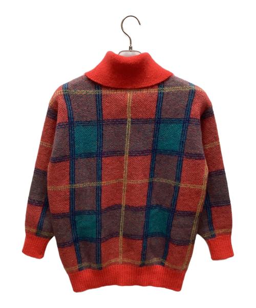 GIVENCHY（ジバンシィ）GIVENCHY (ジバンシィ) ハイネックニット レッド サイズ:Mの古着・服飾アイテム
