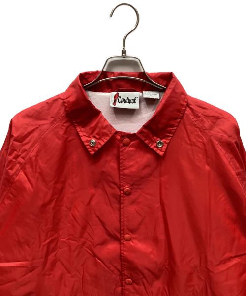 Cardinal（カーディナル）Cardinal (カーディナル) コーチジャケット レッド サイズ:XLの古着・服飾アイテム