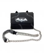 BATMANバットマン）の古着「チェーンショルダーバッグ」｜ブラック