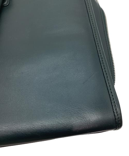 business leather factory（ビジネス レザー ファクトリー）business leather factory (ビジネス レザー ファクトリー) ビジネスバッグ グリーンの古着・服飾アイテム