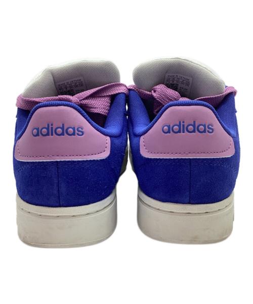 adidas（アディダス）adidas (アディダス) スニーカー ブルー×パープル サイズ:24.5の古着・服飾アイテム