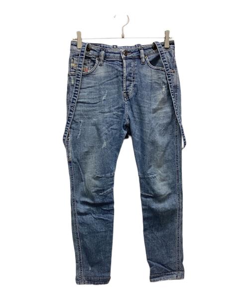DIESEL（ディーゼル）DIESEL (ディーゼル) スキニーデニムパンツ ブルー サイズ:23の古着・服飾アイテム