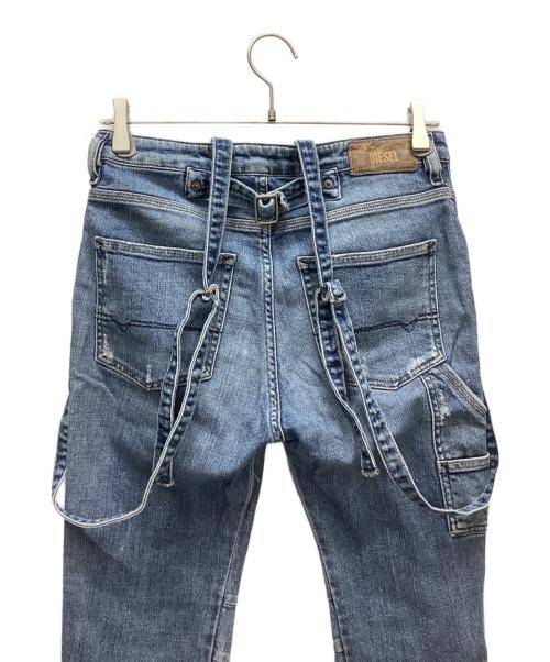 DIESEL（ディーゼル）DIESEL (ディーゼル) スキニーデニムパンツ ブルー サイズ:23の古着・服飾アイテム