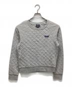 Patagoniaパタゴニア）の古着「キルティングスウェット」｜グレー