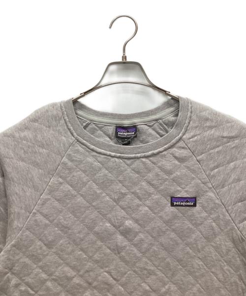 Patagonia（パタゴニア）Patagonia (パタゴニア) キルティングスウェット グレー サイズ:Sの古着・服飾アイテム