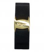 Salvatore Ferragamoサルヴァトーレ フェラガモ）の古着「バレッタ」｜ブラック
