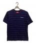 SUPREME（シュプリーム）の古着「Tシャツ」｜ネイビー×レッド