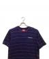 SUPREME (シュプリーム) Tシャツ ネイビー×レッド サイズ:S：5000円
