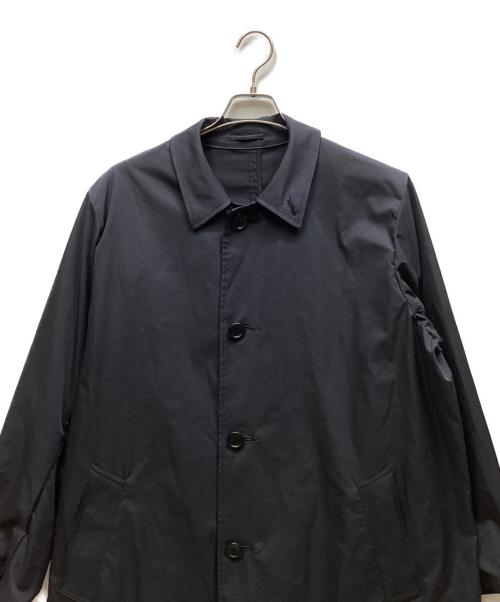 EDIFICE（エディフィス）EDIFICE (エディフィス) ステンカラーコート ネイビー サイズ:Lの古着・服飾アイテム