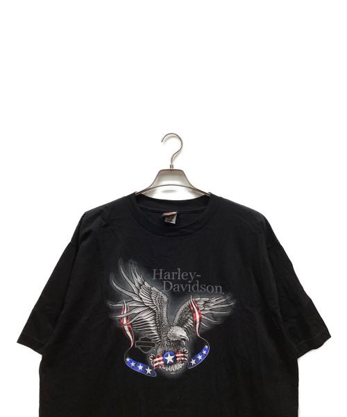 HARLEY-DAVIDSON（ハーレーダビッドソン）HARLEY-DAVIDSON (ハーレーダビッドソン) 半袖Tシャツ ブラック サイズ:2XLの古着・服飾アイテム