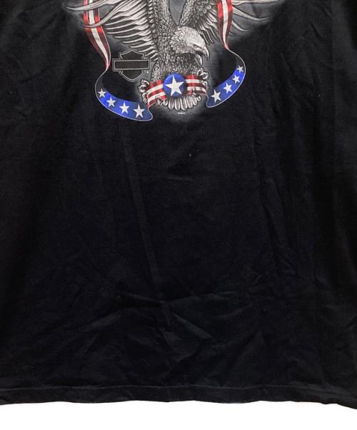 HARLEY-DAVIDSON（ハーレーダビッドソン）HARLEY-DAVIDSON (ハーレーダビッドソン) 半袖Tシャツ ブラック サイズ:2XLの古着・服飾アイテム