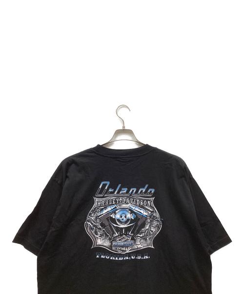 HARLEY-DAVIDSON（ハーレーダビッドソン）HARLEY-DAVIDSON (ハーレーダビッドソン) 半袖Tシャツ ブラック サイズ:2XLの古着・服飾アイテム
