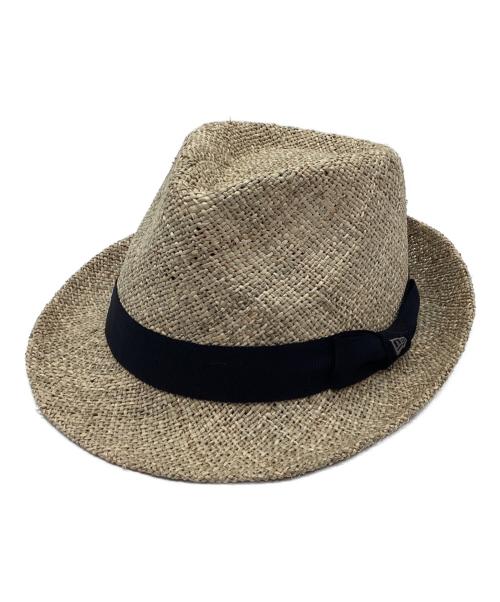 New Era（ニューエラ）New Era (ニューエラ) ストローハット ベージュの古着・服飾アイテム