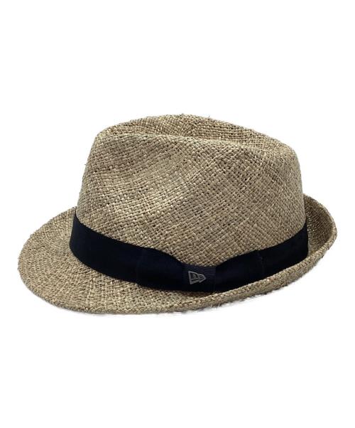 New Era（ニューエラ）New Era (ニューエラ) ストローハット ベージュの古着・服飾アイテム