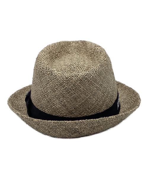 New Era（ニューエラ）New Era (ニューエラ) ストローハット ベージュの古着・服飾アイテム