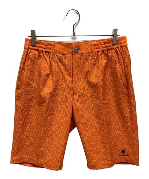 le coq sportif（ルコックスポルティフ）le coq sportif (ルコックスポルティフ) ハーフパンツ オレンジ サイズ:Lの古着・服飾アイテム