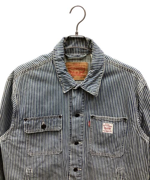 LEVI'S（リーバイス）LEVI'S (リーバイス) デニムジャケット ホワイト×ブルー サイズ:Mの古着・服飾アイテム