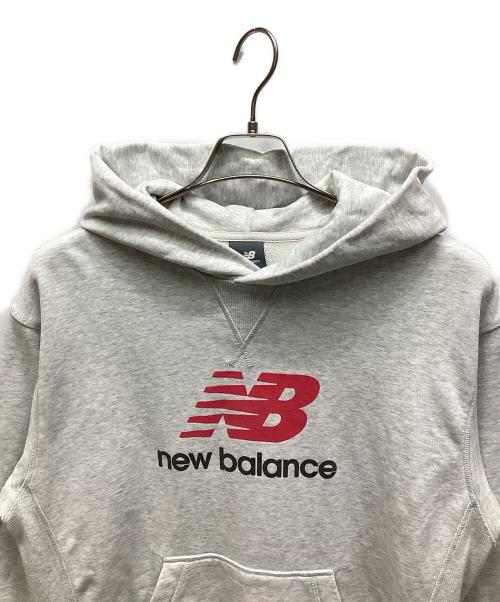 NEW BALANCE（ニューバランス）NEW BALANCE (ニューバランス) パーカー ライトグレー サイズ:Sの古着・服飾アイテム