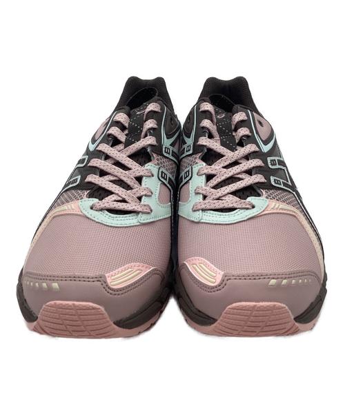 asics（アシックス）asics (アシックス) スニーカー ピンク×ブラウン サイズ:29の古着・服飾アイテム