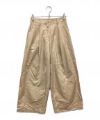 Whim Gazetteウィムガゼット）の古着「フレアパンツ」｜ベージュ