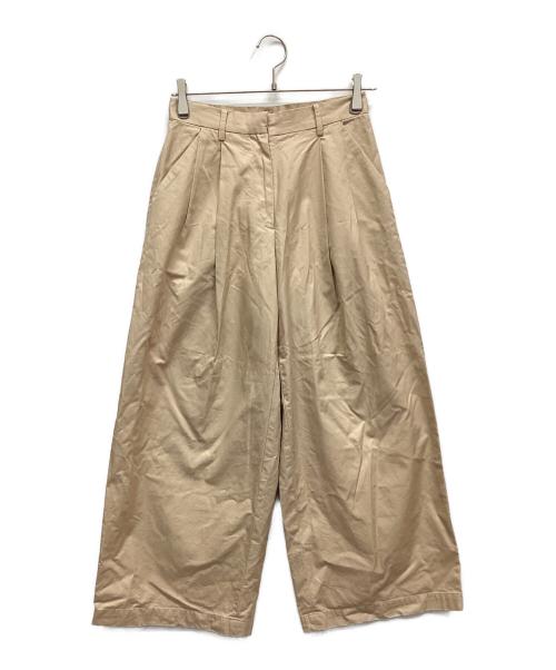 Whim Gazette（ウィムガゼット）Whim Gazette (ウィムガゼット) フレアパンツ ベージュ サイズ:Sの古着・服飾アイテム