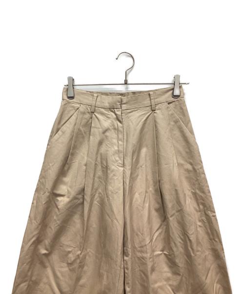 Whim Gazette（ウィムガゼット）Whim Gazette (ウィムガゼット) フレアパンツ ベージュ サイズ:Sの古着・服飾アイテム