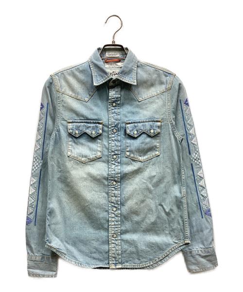TURN ME ON（ターンミーオン）TURN ME ON (ターンミーオン) シャツ インディゴ サイズ:Sの古着・服飾アイテム