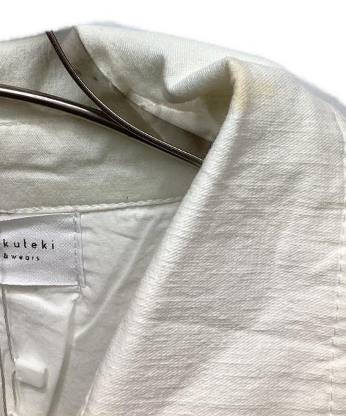 mumokuteki（ムモクテキ）mumokuteki (ムモクテキ) 半袖ワンピース ホワイト サイズ:表記なしの古着・服飾アイテム