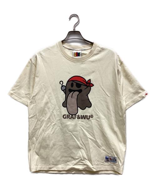 GRAF&WU（グラフアンドユー）GRAF&WU (グラフアンドユー) Tシャツ クリーム サイズ:Lの古着・服飾アイテム