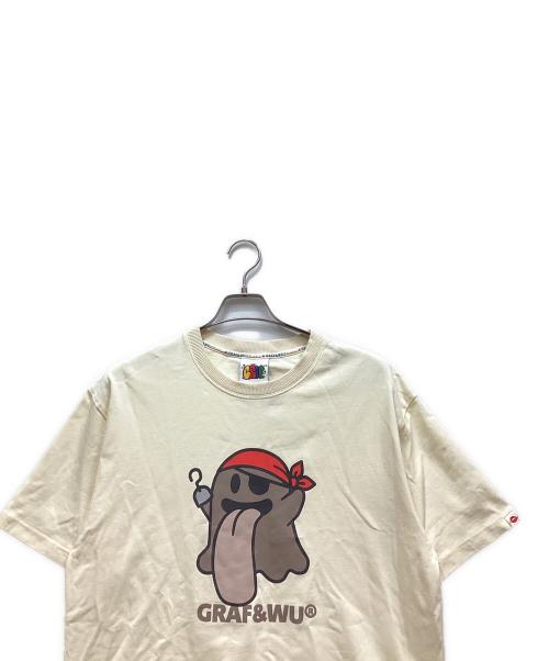 GRAF&WU（グラフアンドユー）GRAF&WU (グラフアンドユー) Tシャツ クリーム サイズ:Lの古着・服飾アイテム