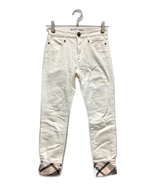 BLUE LABEL CRESTBRIDGE（ブルーレーベルクレストブリッジ）BLUE LABEL CRESTBRIDGE (ブルーレーベルクレストブリッジ) パンツ ホワイト サイズ:XSの古着・服飾アイテム