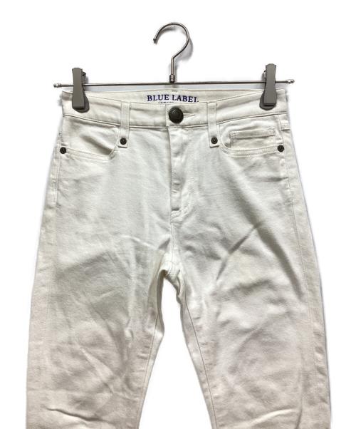 BLUE LABEL CRESTBRIDGE（ブルーレーベルクレストブリッジ）BLUE LABEL CRESTBRIDGE (ブルーレーベルクレストブリッジ) パンツ ホワイト サイズ:XSの古着・服飾アイテム