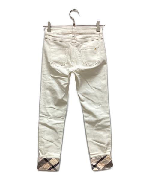 BLUE LABEL CRESTBRIDGE（ブルーレーベルクレストブリッジ）BLUE LABEL CRESTBRIDGE (ブルーレーベルクレストブリッジ) パンツ ホワイト サイズ:XSの古着・服飾アイテム