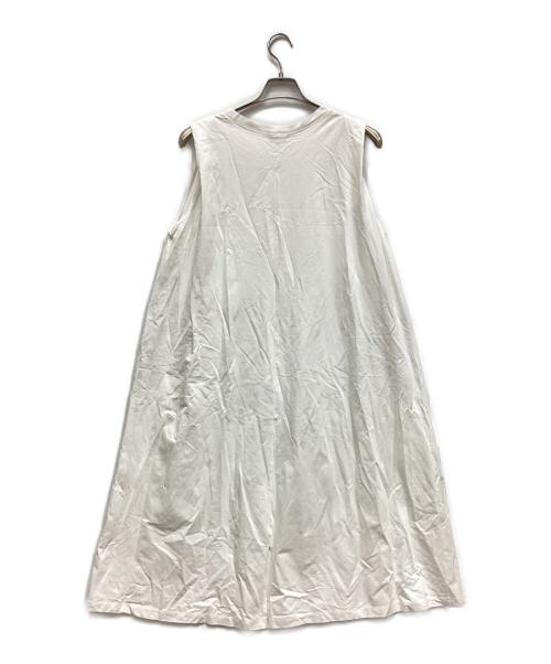 LESSAGE（レサージュ）LESSAGE (レサージュ) ノースリーブワンピース ホワイト サイズ:表記なしの古着・服飾アイテム