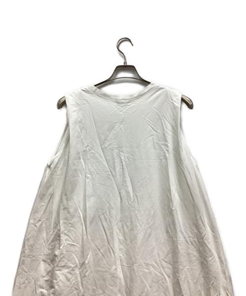 LESSAGE（レサージュ）LESSAGE (レサージュ) ノースリーブワンピース ホワイト サイズ:表記なしの古着・服飾アイテム