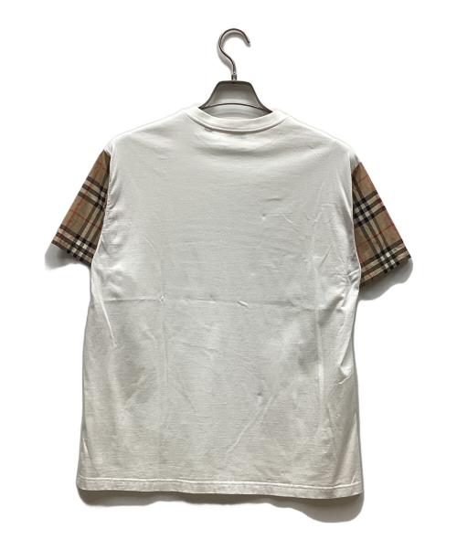 BURBERRY（バーバリー）BURBERRY (バーバリー) 半袖Tシャツ ホワイト サイズ:Sの古着・服飾アイテム