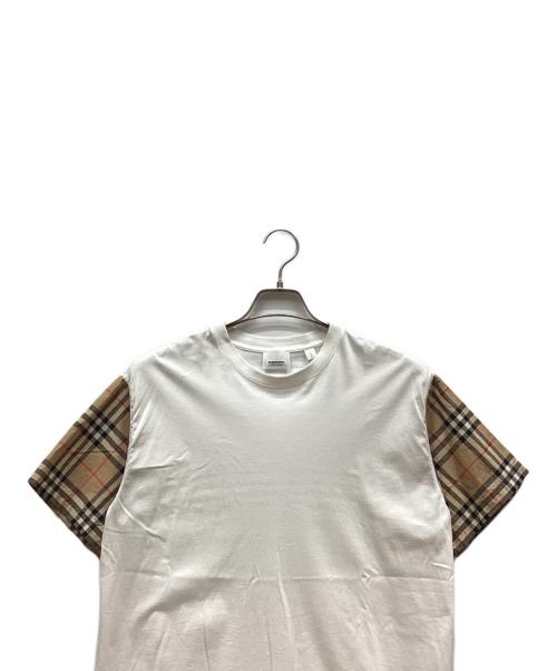 BURBERRY（バーバリー）BURBERRY (バーバリー) 半袖Tシャツ ホワイト サイズ:Sの古着・服飾アイテム
