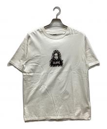 X-GIRL（エックスガール）の古着「フロッキープリント Tシャツ」｜ホワイト