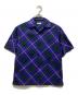 BURBERRY（バーバリー）の古着「チェック柄ショートスリーブシャツ」｜ブルー