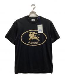 BURBERRY（バーバリー）の古着「半袖Tシャツ」｜ブラック