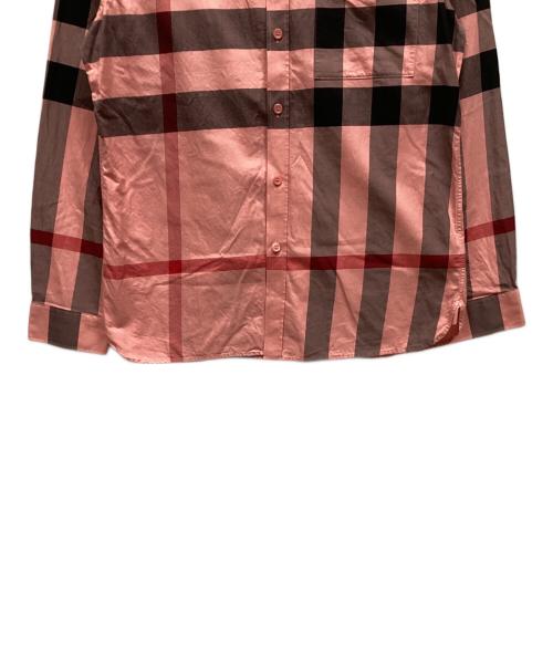 BURBERRY（バーバリー）BURBERRY (バーバリー) ノバチェックシャツ ピンク サイズ:XLの古着・服飾アイテム