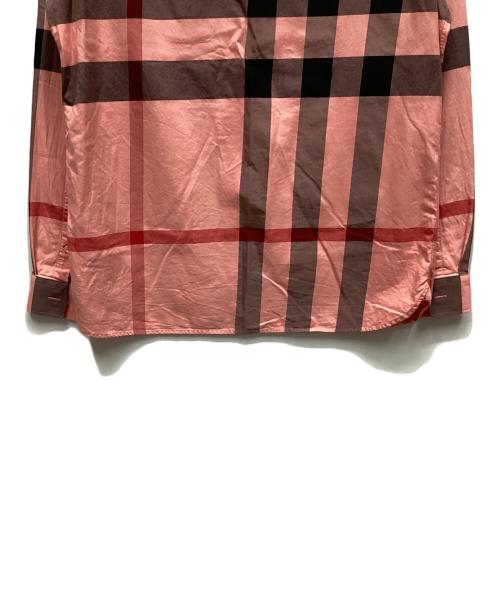 BURBERRY（バーバリー）BURBERRY (バーバリー) ノバチェックシャツ ピンク サイズ:XLの古着・服飾アイテム