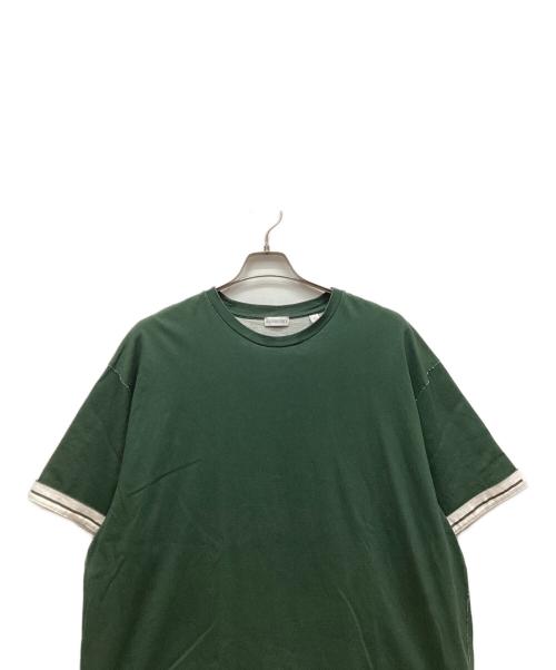 BURBERRY（バーバリー）BURBERRY (バーバリー) EKDロゴ入り コットンTシャツ グリーン サイズ:XLの古着・服飾アイテム